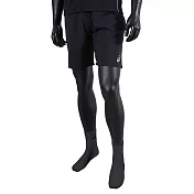 Asics Shorts [2033B130-002] 男 短褲 運動 休閒 訓練 輕量 舒適 透氣 台製 黑 M 黑