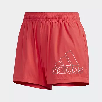 Adidas Shorts BOS [GJ9026] 女 短褲 運動 訓練 健身 休閒 短版 舒適 粉紅 M 粉紅/白