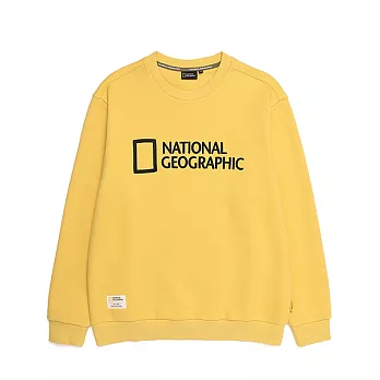 National Geographic 中性 POLHAS BIG LOGO MTM 長袖上衣 芥末黃 85 芥末黃