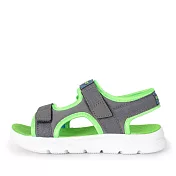 Skechers C-flex Sandal 2.0 [400042LCCLM] 中童鞋 運動 拖鞋 涼鞋 透氣 灰 綠 20 灰/綠