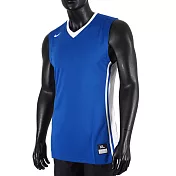 Nike National Varsity Stock [639395-494] 男 籃球 背心 快乾 單面 球衣 藍 M 藍/白