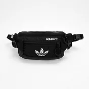 Adidas ADV Waist Bag S [GN2233] 男女 小腰包 隨身包 運動 休閒 斜背 愛迪達 黑白 FREE 黑/白