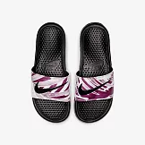 Nike WMNS Benassi JDI Print [618919-030] 女鞋 拖鞋 涼鞋 運動 雨天 黑粉 26cm 黑/粉紅