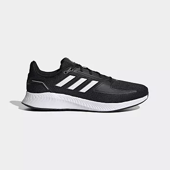 Adidas Runfalcon 2.0 [FY5943] 男 慢跑鞋 休閒 輕量 透氣 日常 穿搭 愛迪達 黑白 26.5cm 黑/白