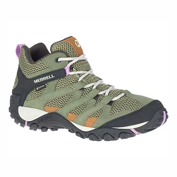 Merrell Alverstone Mid Gore-Tex [ML035710] 女 戶外鞋 登山 越野 防水 綠黑 23cm 綠/黑