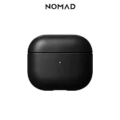美國NOMAD AirPods (第3代)專用皮革保護收納盒- 黑色