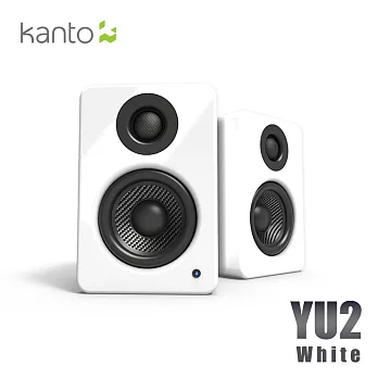 Kanto YU2 立體聲書架喇叭- 白色款