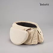 Bebefit Light 快展折疊腰凳 格子米