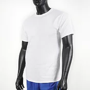 Champion [T425-30N] 男 短袖上衣 T恤 美規 高磅數 純棉 舒適 休閒 圓領 純色 穿搭 白 S 白