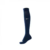 Mizuno Sock [12TX0U0014Q] 棒壘襪 長統襪 背號窗 毛巾底 耐磨 運動 25-27cm 深藍 FREE 深藍