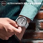 摩達客 OLTO-8 INFINITY｜奧陀 8 號｜永恆機械錶 優雅銀