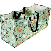《Rex LONDON》三格環保收納袋(貓派對) | 收納袋 旅行袋 防塵袋