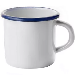 《IBILI》琺瑯馬克杯(藍350ml) | 水杯 茶杯 咖啡杯 露營杯 琺瑯杯