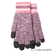 Lavender-i-Touch觸控雙層手套-素面-粉紅