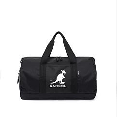 KANGOL ─ 英國袋鼠旅行袋運動包附側背帶 黑色