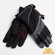 雪之旅 英國SKI-DRI 防水透氣超薄型手套(可觸控) L 黑