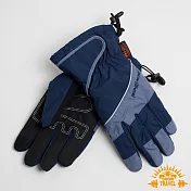 雪之旅 英國SKI-DRI 防水透氣超薄型手套(可觸控) L 藍