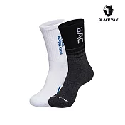 【BLACKYAK】BAC健行襪組 (黑白)-四季 登山必備 中筒襪 健行襪 機能襪 |BYAB2NAB0194 24 黑白