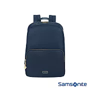 Samsonite新秀麗 KARISSA BIZ 2.0 簡約都會15.6吋筆電後背包(深藍色)