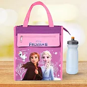 【Disney 迪士尼】正版迪士尼系列手提袋/才藝袋 (冰雪奇緣-紫色)