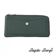 Legato Largo 驚異的輕量化 小法式簡約 長夾- 深綠