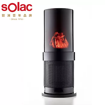 【SOLAC】3D復古壁爐陶瓷電暖器 SNP-A05B