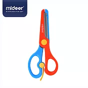 《MiDeer》-- 兒童圓頭安全剪刀(紅藍款) ☆