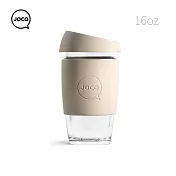 澳洲JOCO Utility啾口玻璃隨行咖啡杯-全能版16oz/473ml Sandstone