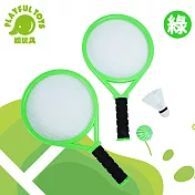 【Playful Toys 頑玩具】EVA兒童網球拍 LT1008E1 (顏色可挑選 戶外運動 球類遊戲 親子互動 體能訓練 奔跑放電 手眼協調力) 綠