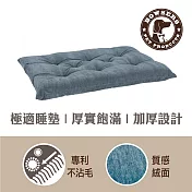 Bowsers 加厚極適寵物睡墊 灰藍琉璃-XS (寵物床 睡床 防髒 抗菌 不沾毛)