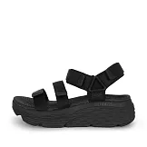 Skechers Max Cushioning Sandal [140218BBK] 女鞋 運動涼鞋 厚底 避震緩衝 黑 26cm 黑