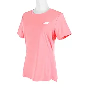 Skechers Shirts [P221W001-00KA] 女 T恤 短袖 棉質 舒適 吸溼 排汗 透氣 粉橘 L 粉紅