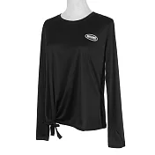 Skechers [P321W022-0018] 女 長袖 上衣 運動 慢跑 訓練 休閒 透氣 吸濕 排汗 乾爽 黑 M 黑