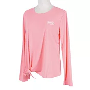Skechers [P321W022-00KA] 女 長袖 上衣 運動 慢跑 訓練 休閒 透氣 吸濕 排汗 乾爽 粉紅 M 粉紅