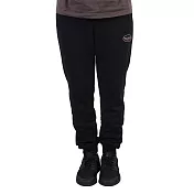 Skechers [L321W091-0018] 女 棉長褲 抽繩 健身 健走 日常 休閒 穿搭 舒適 素面 黑 L 黑