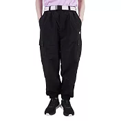 Skechers [L221W012-0018] 女 長褲 運動 休閒 輕薄 舒適 縮口 附腰帶 黑 S 黑