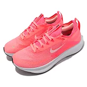 Nike 慢跑鞋 Zoom Fly 4 運動 女鞋 React科技 氣墊 避震包覆 路跑健身 粉 白 CT2401600 23cm PINK