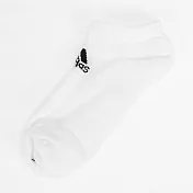 Adidas Cush Low 1PP [DZ9388] 男女 踝襪 運動 休閒 支撐 棉質 舒適 包覆 簡約 白 M 白/黑