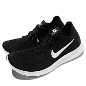 Nike Wmns Free RN 2017 運動 女鞋 880844-001 23cm BLACK/WHITE-BLACK