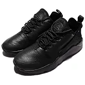 Nike W Air Huarache Run 女鞋 859511-002 22cm BLACK/BLACK