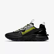 Nike React Vision Prm 3m [CU1463-001] 男鞋 運動 休閒 慢跑 緩震 穿搭 黑 黃 26cm 黑/螢黃