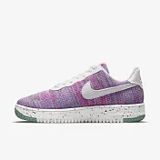 Nike W Nike Af1 Crater Flyknit [DC7273-500] 男女鞋 運動 休閒 編織 粉紫白 23cm 紫/白