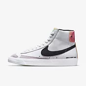 Nike W Blazer Mid 77 [DO2331-101] 女 休閒鞋 運動 高筒 經典 皮革 舒適 穿搭 白黑 23cm 白/黑