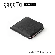 sugata 染谷商店｜皮革鑰匙錢包  /黑色