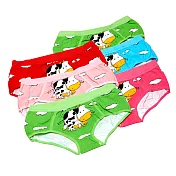 【Wonderland】棉質舒適內褲(6件組) FREE 母子牛