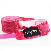 MaxxMMA 彈性手綁帶(粉紅迷彩5m)一雙/ 散打/搏擊/MMA/格鬥/拳擊/綁手帶