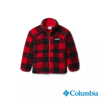 Columbia 哥倫比亞 童款-刷毛外套 UAY00820 L 紅格紋