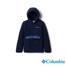 Columbia 哥倫比亞 童款- 連帽上衣 USB58690NY XS 美規 深藍