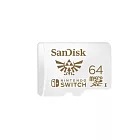 SanDisk Nintendo Switch 專用 microSDXC UHS-I(U3) 64GB記憶卡 (公司貨)