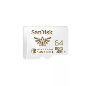 SanDisk Nintendo Switch 專用 microSDXC UHS-I(U3) 64GB記憶卡 (公司貨)